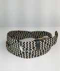 Cinturón elastilo Ela - bicolor marron