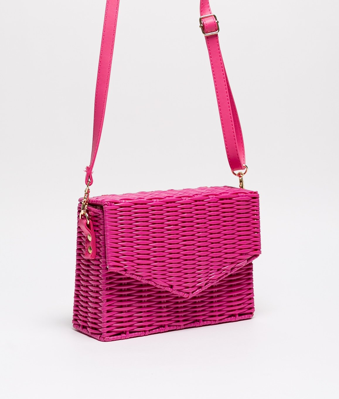 fuchsia crossbody bolsa