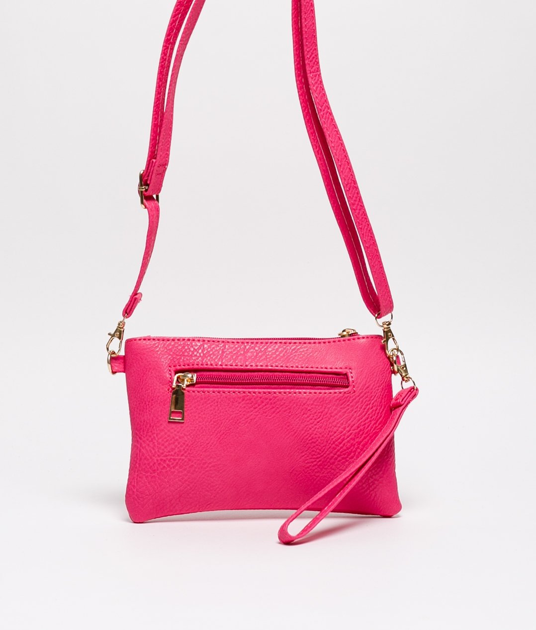 fuchsia crossbody bolsa
