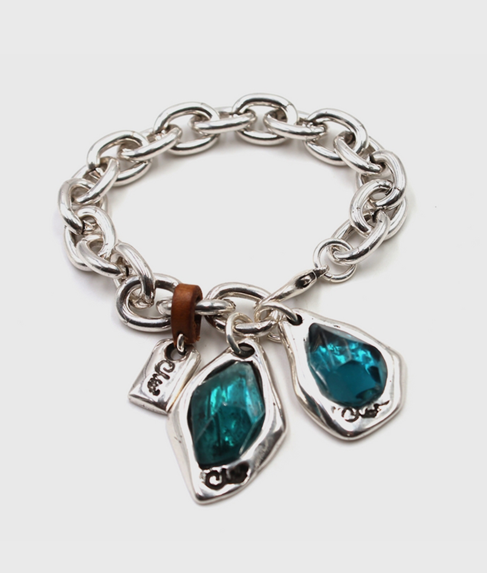 ZULU silver and blue bracelet