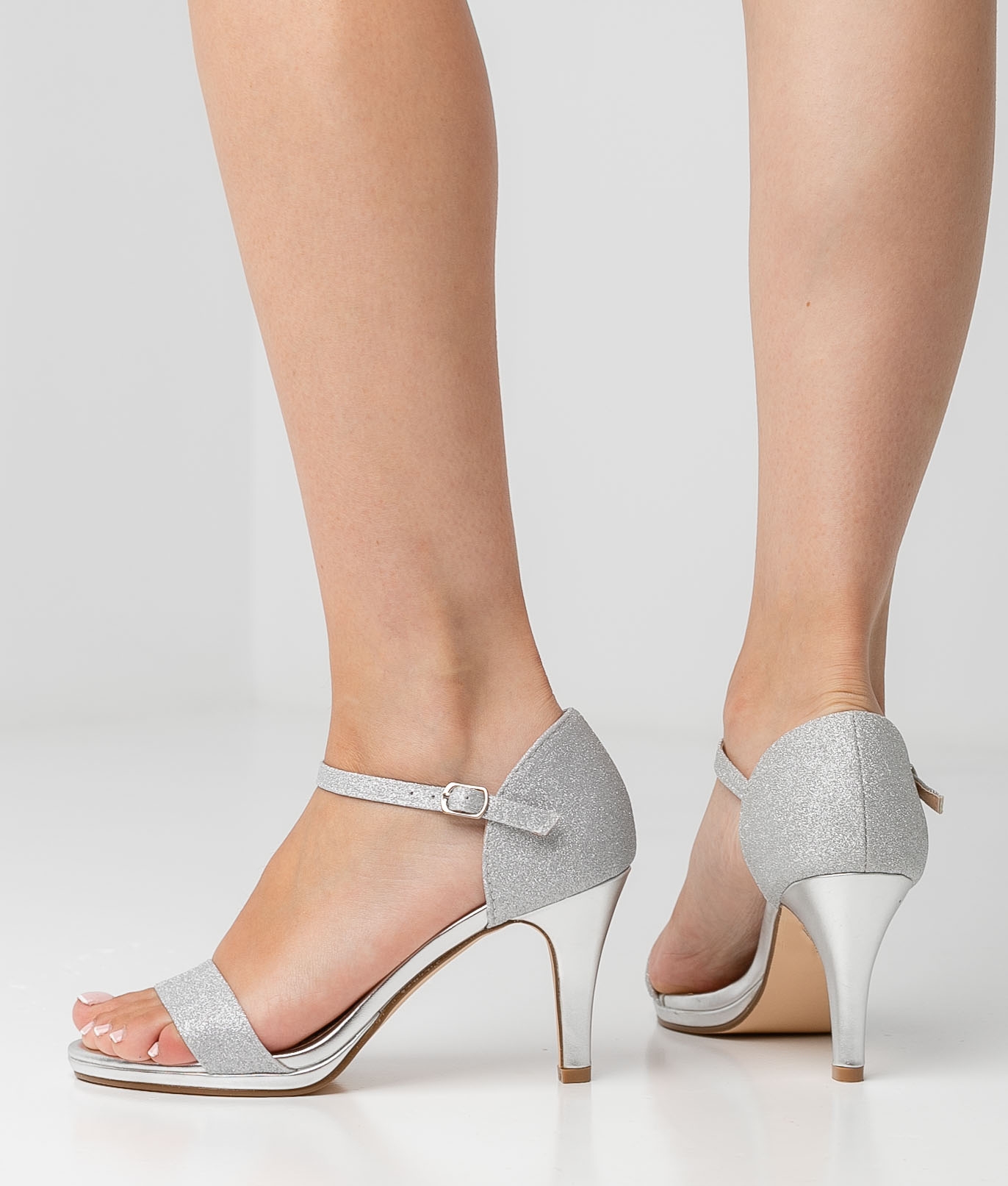 High Sandal Laly - Silver