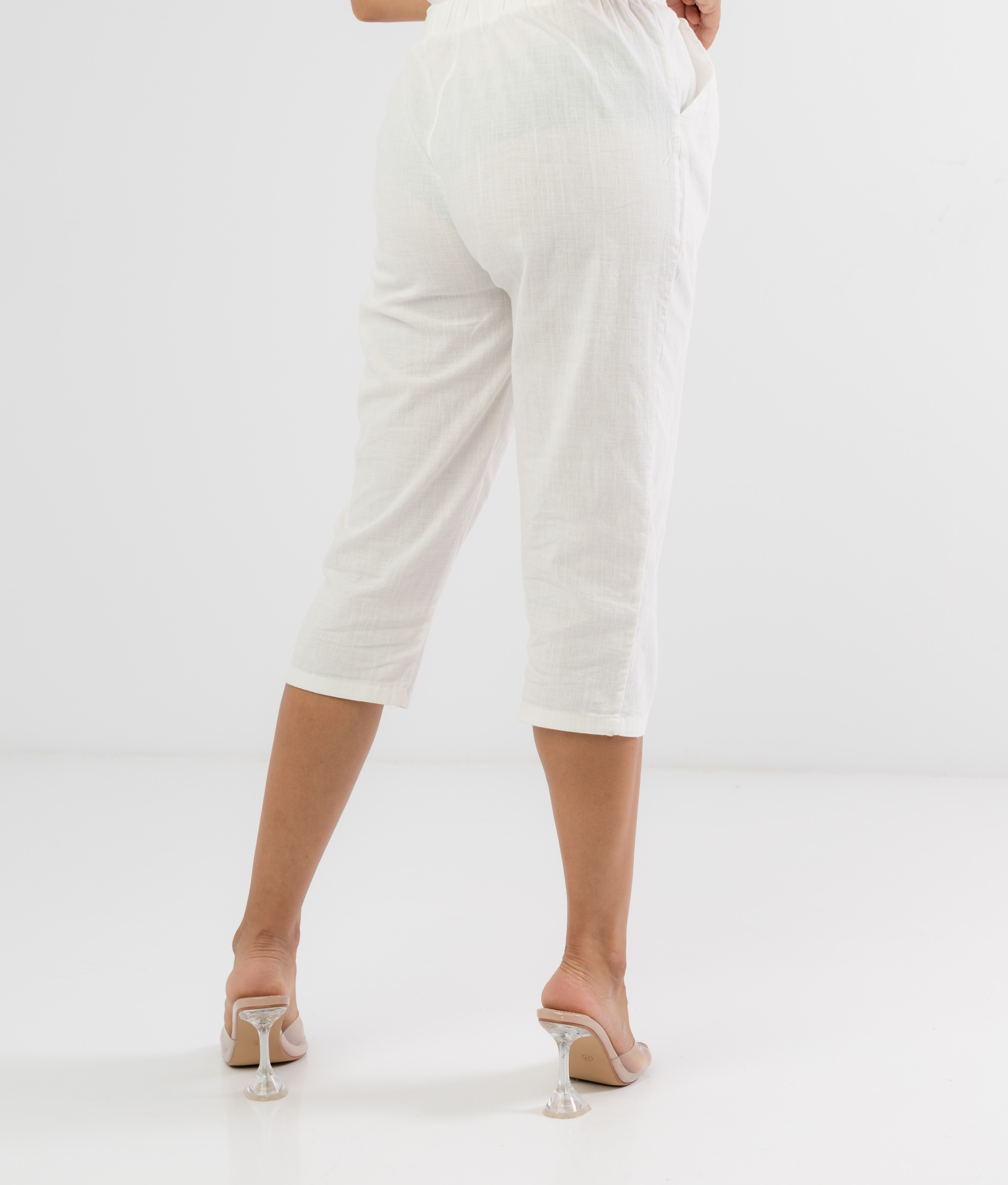 TROUSERS RESIN - WHITE