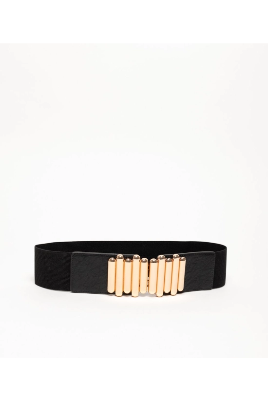 CINTO ELASTICO FIAMA - PRETO/OURO