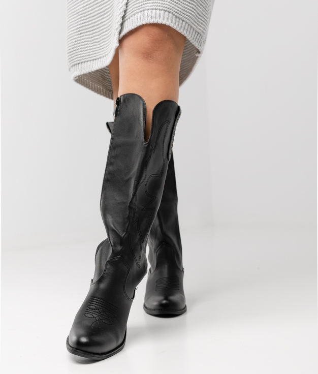 Knee-Length Boot Salia - Black