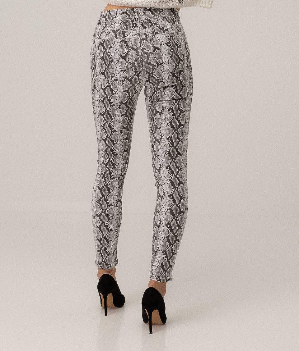 Trousers Guaxara - Snake/White