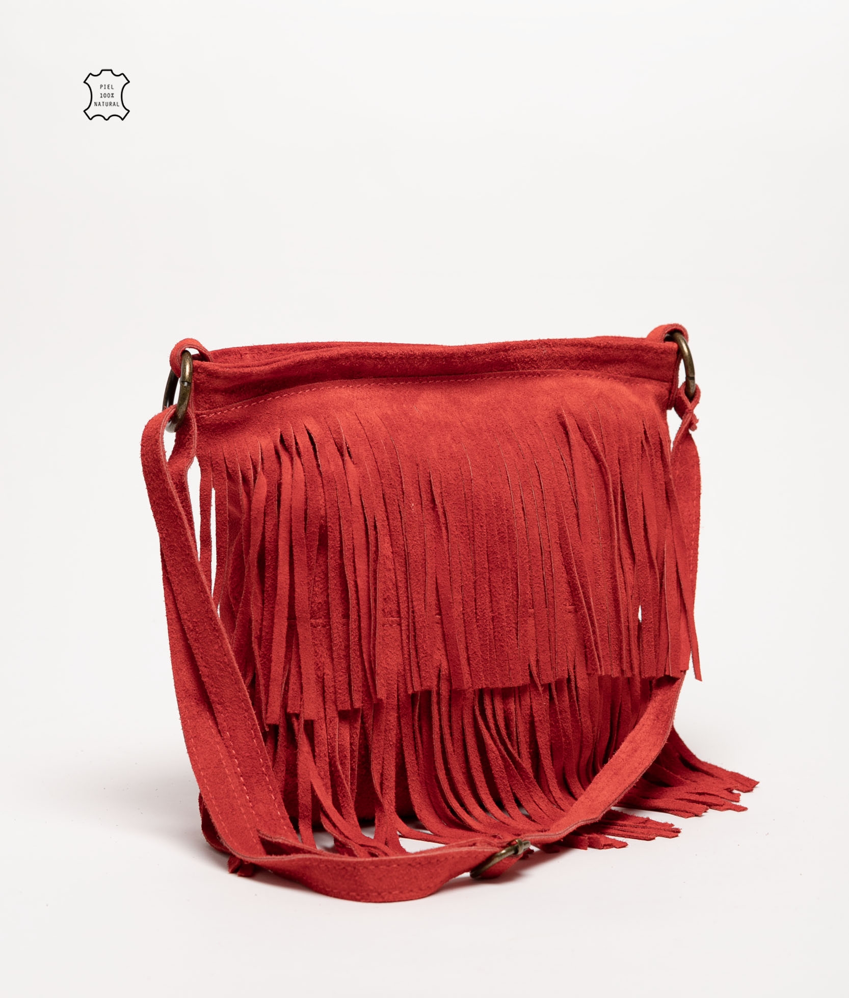 FLECOS LEATHER BAG - RED