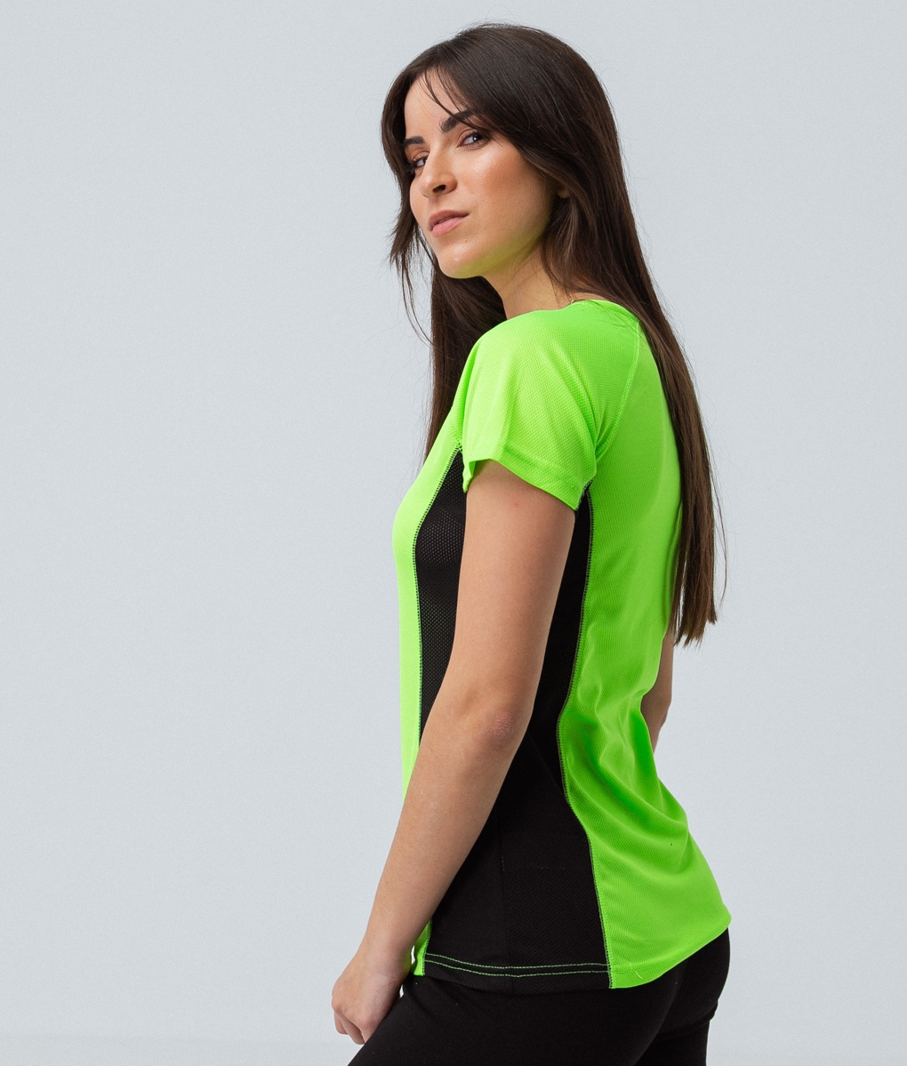 Camicia Sanga - Verde Fluoro/Nero