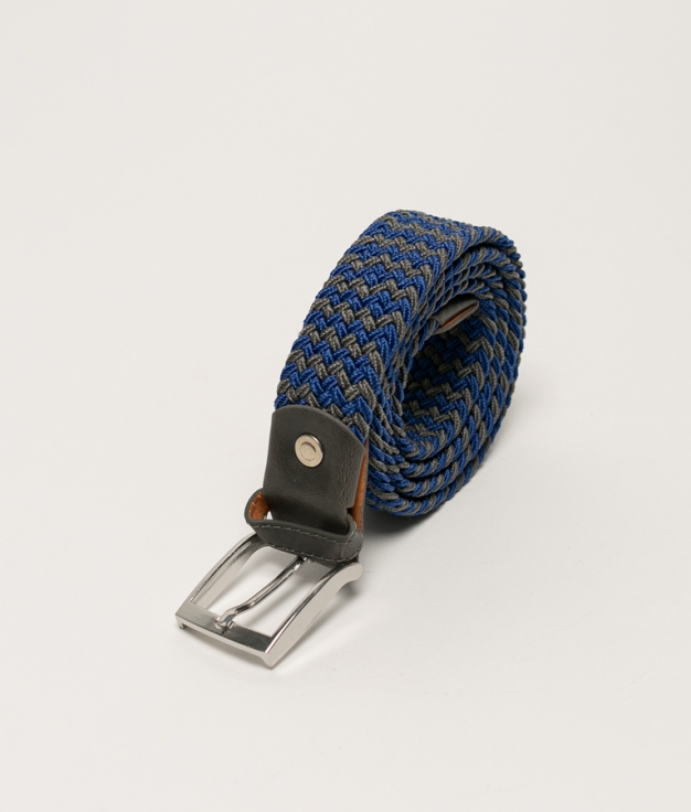 Cinturón Ela - bicolor azul