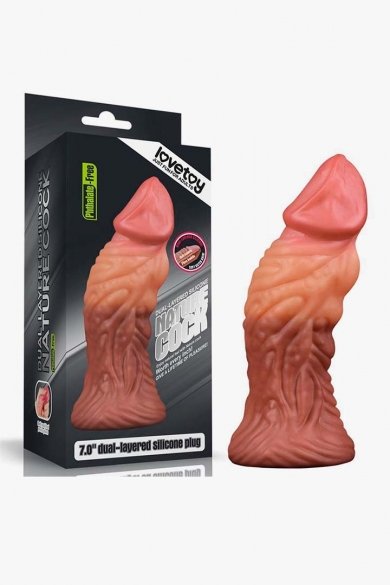 DILDO NATURE 7" DUAL LAYER pianno39 2