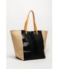BOLSO DE PIEL ANEROOD - NEGRO