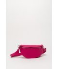 RIÑONERA DE PIEL ERICA - FUCSIA