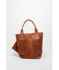 Bolso de piel Elena - Camel