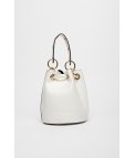 BOLSO DE PIEL LOUPE - BLANCO