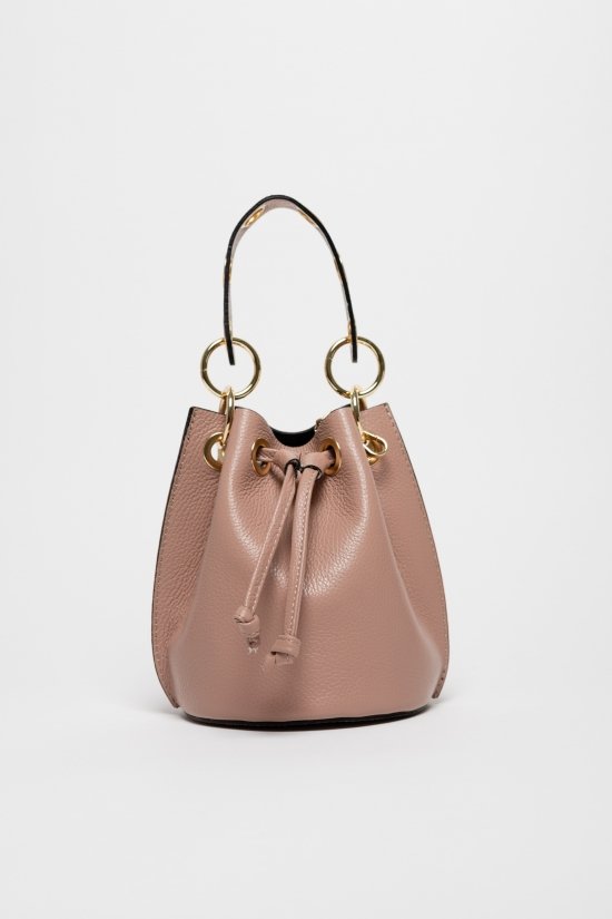 BOLSO DE PIEL LOUPE - ROSA 2
