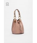 BOLSO DE PIEL LOUPE - ROSA