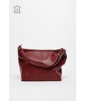 BOLSO DE PIEL DIVONGO - GRANATE
