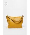 BOLSO DE PIEL DIVONGO - MOSTAZA