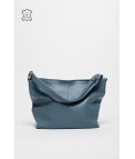 BOLSO DE PIEL DIVONGO - AZUL DENIM