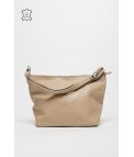 BOLSO DE PIEL DIVONGO - BEIGE TOSTADO