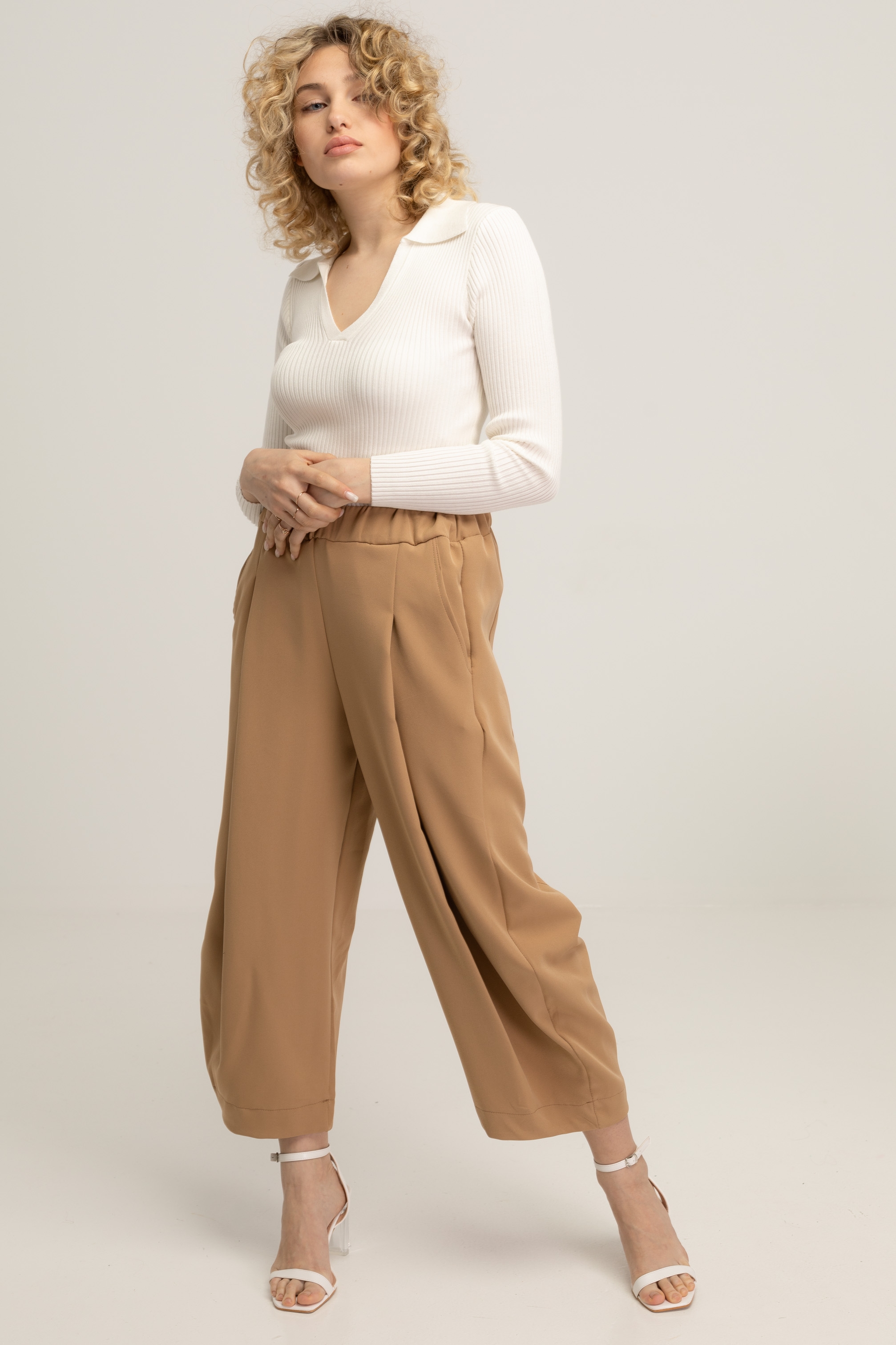 FARINE TROUSERS - CAMEL
