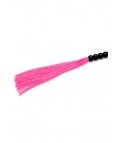 FLOGGER 38 CM RIMBA BONDAGE PLAY - NEGRO/ROSA
