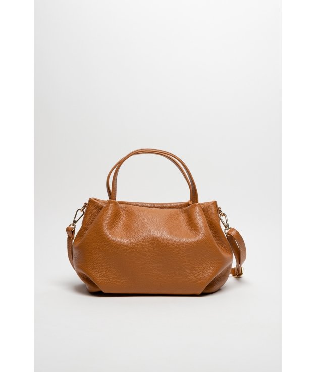 BOLSO DE PIEL HIPENO - CAMEL