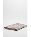 MANTEL ANTIMANCHAS GARDEMIS - BEIGE/ROJO