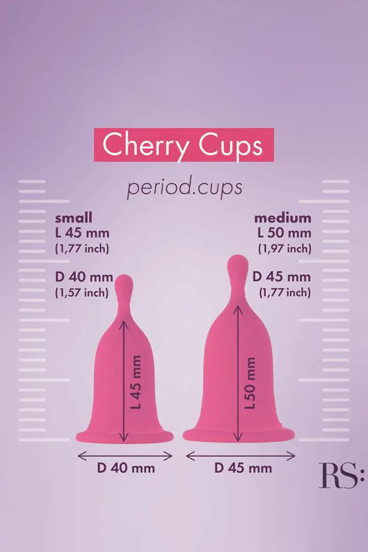 CHERRY CUP PACK 2 COPAS MENSTRUALES