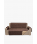 FUNDA SOFÁ PRÁCTICA ULTRASON - MARRÓN/BEIGE