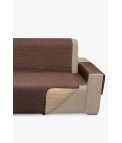 FUNDA SOFÁ PRÁCTICA ULTRASON - MARRÓN/BEIGE