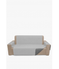 FUNDA SOFÁ PRÁCTICA ULTRASON - GRIS OSCURO/GRIS