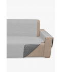 FUNDA SOFÁ PRÁCTICA ULTRASON - GRIS OSCURO/GRIS