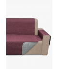 FUNDA SOFÁ PRÁCTICA ULTRASON - BURDEOS/GRIS