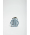 CINTURÓN DE PIEL BILBAIS - AZUL CELESTE