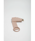 CINTURÓN DE PIEL BILBAIS - NUDE
