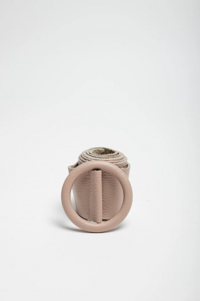 CINTURÓN DE PIEL BILBAIS - NUDE 2