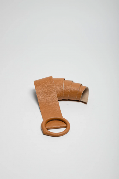 CINTURÓN DE PIEL BILBAIS - CAMEL 2