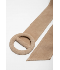 CINTURÓN DE SERRAJE NAIRO - BEIGE