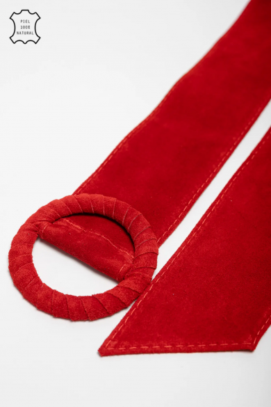 CINTURÓN DE SERRAJE NAIRO - ROJO 2