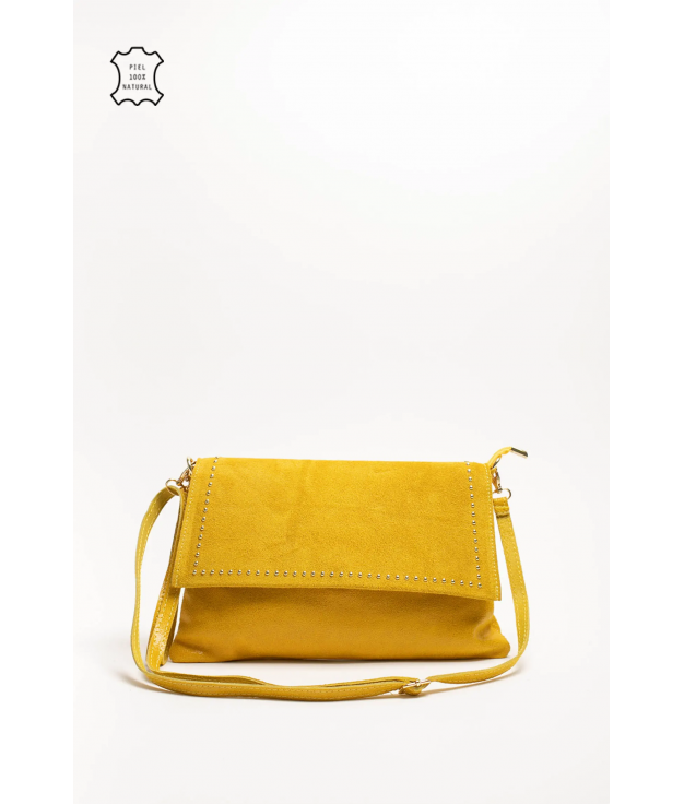 BOLSO DE MANO BORNEO - AMARILLO