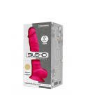DILDO DUAL DENSITY MOD.1  9" - FUCSIA