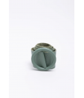CINTURÓN DE PIEL BILBAIS - VERDE AGUA