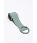 CINTURÓN DE PIEL BILBAIS - VERDE AGUA