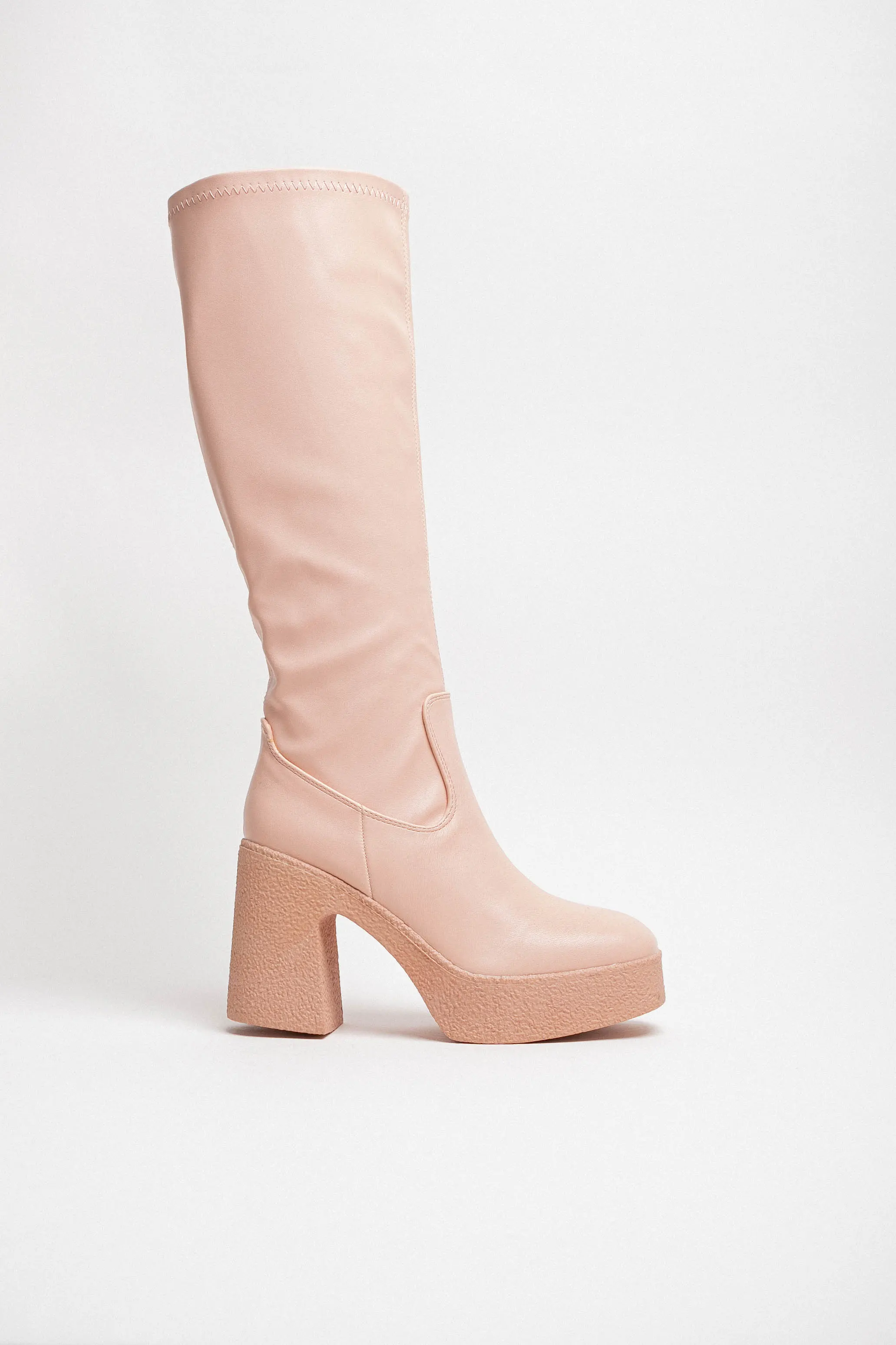 ELY HIGH BOOT - NUDE