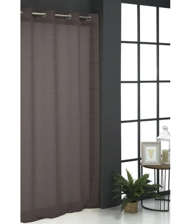 SILVANIA CURTAIN 140x265 - CHOCOLATE