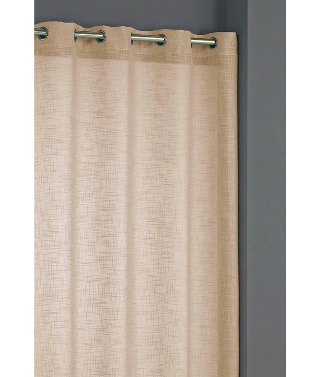 NEW RUSTIC CURTAIN 140X265 - MINK