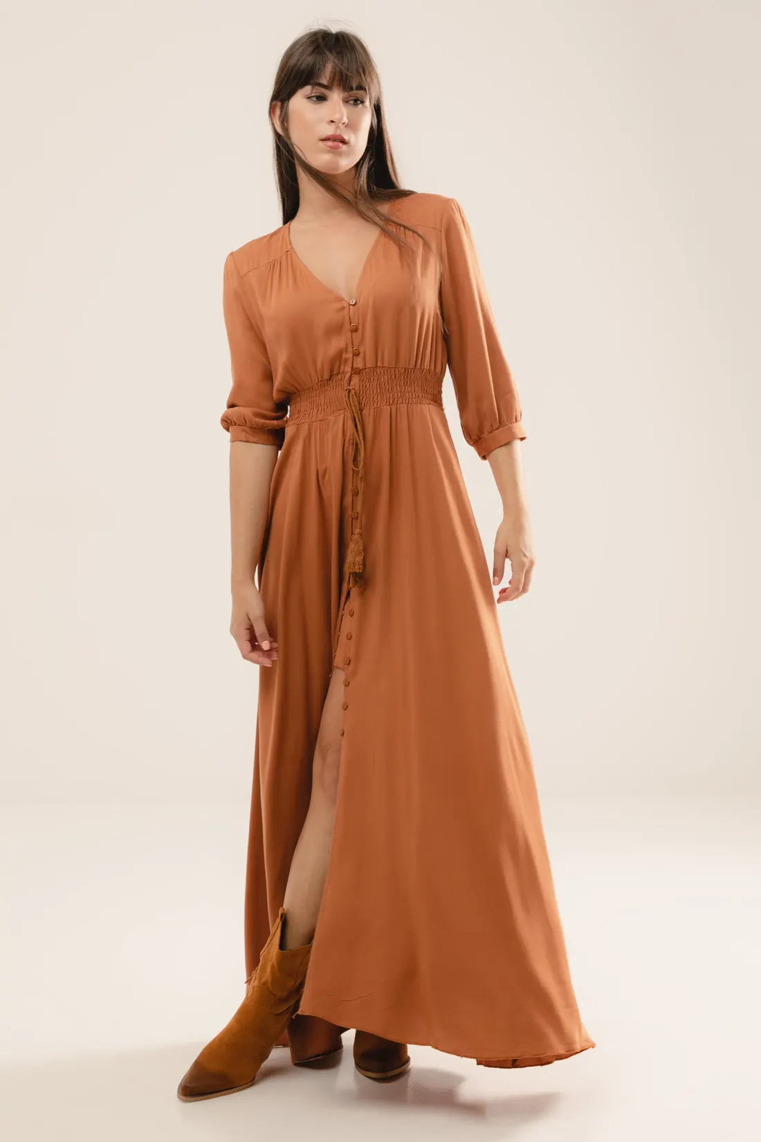 Dress Malina - Camel