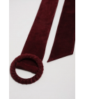 CINTO DE COURO HELA SPLIT - GARNET
