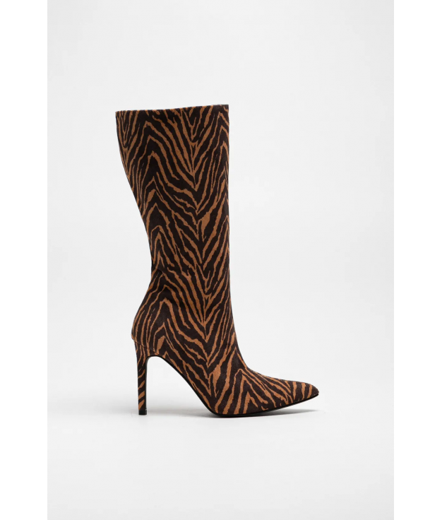 FARIA BOOT - CAMEL/ZEBRA