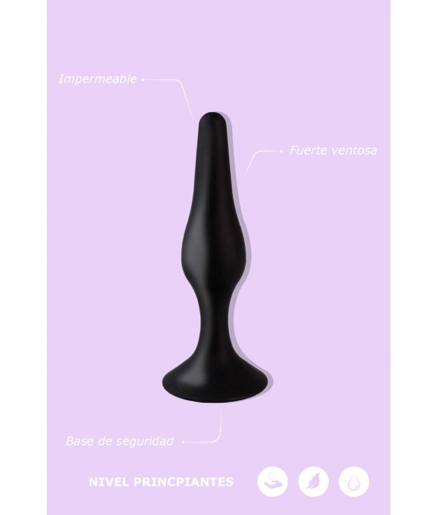 PLUG ANAL 11 CM TROPHY - NEGRO